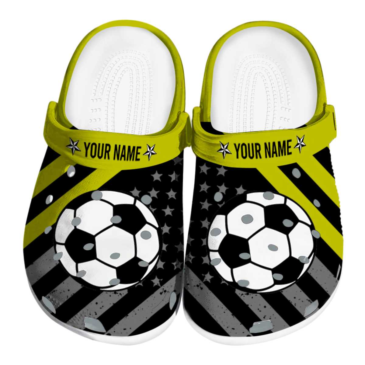 Footwearmerch Soccer Sport Crocs Crocband Clogs Shoes Comfortable For Men Women and Kids