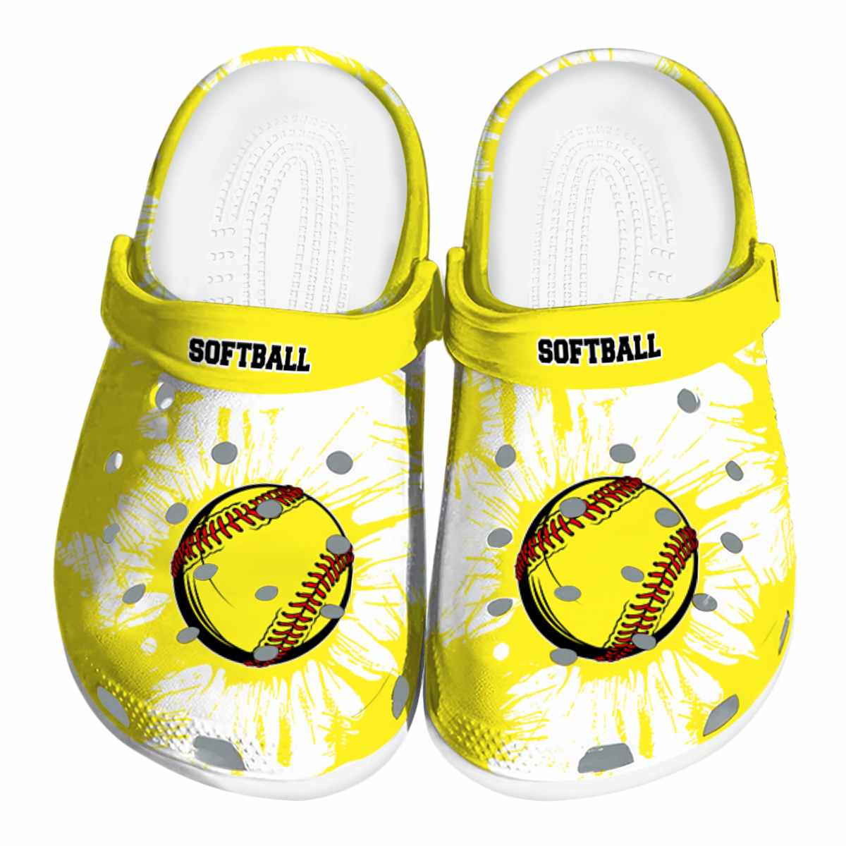 Footwearmerch Softball Sport Crocs Crocband Clogs Shoes Comfortable For Men Women and Kids