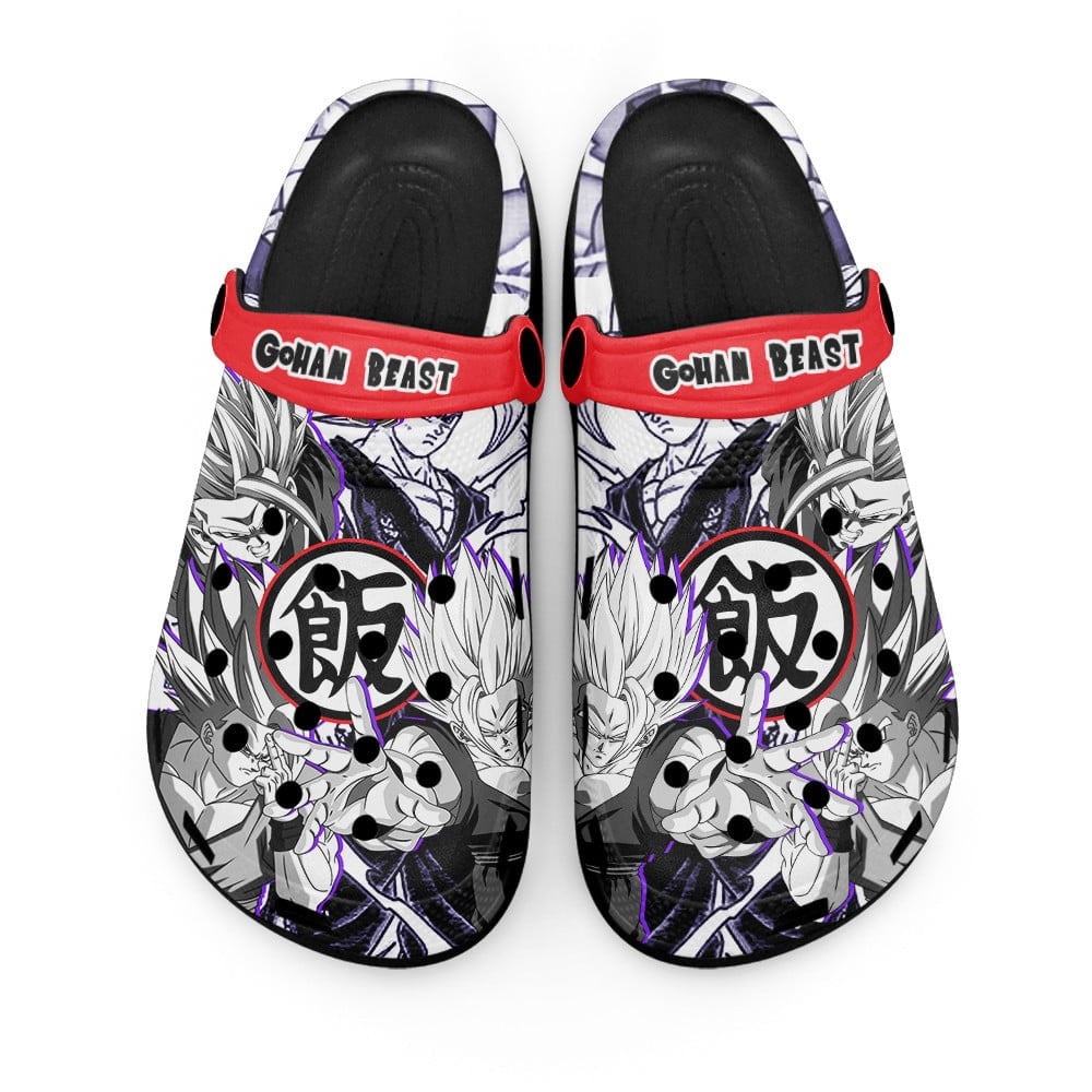 Footwearmerch Son Gohan Beast Dragon Ball Anime Crocs Crocband Clogs Shoes Comfortable For Men Women and Kids