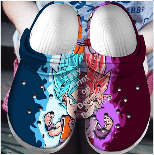 Footwearmerch Son Goku Dragon Ball Z Cartoon Crocs Crocband Shoes Clogs Custom Name For Men Women And Kids