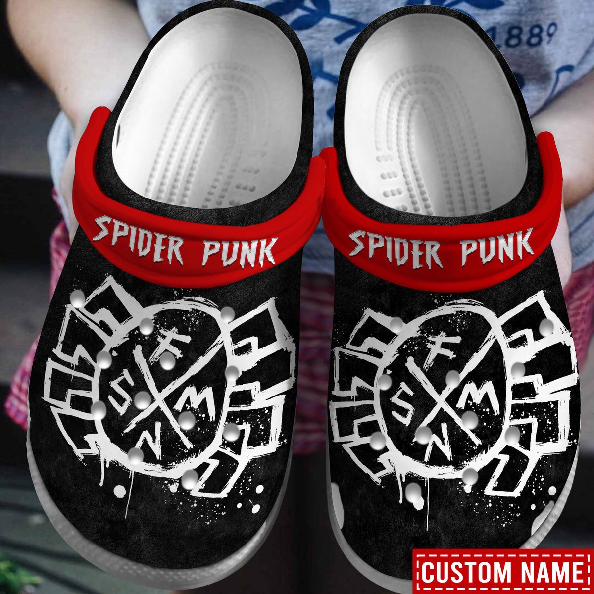 Footwearmerch Spider Man Movie Cartoon Comic Crocs Crocband Clogs Shoes Comfortable For Men Women and Kids
