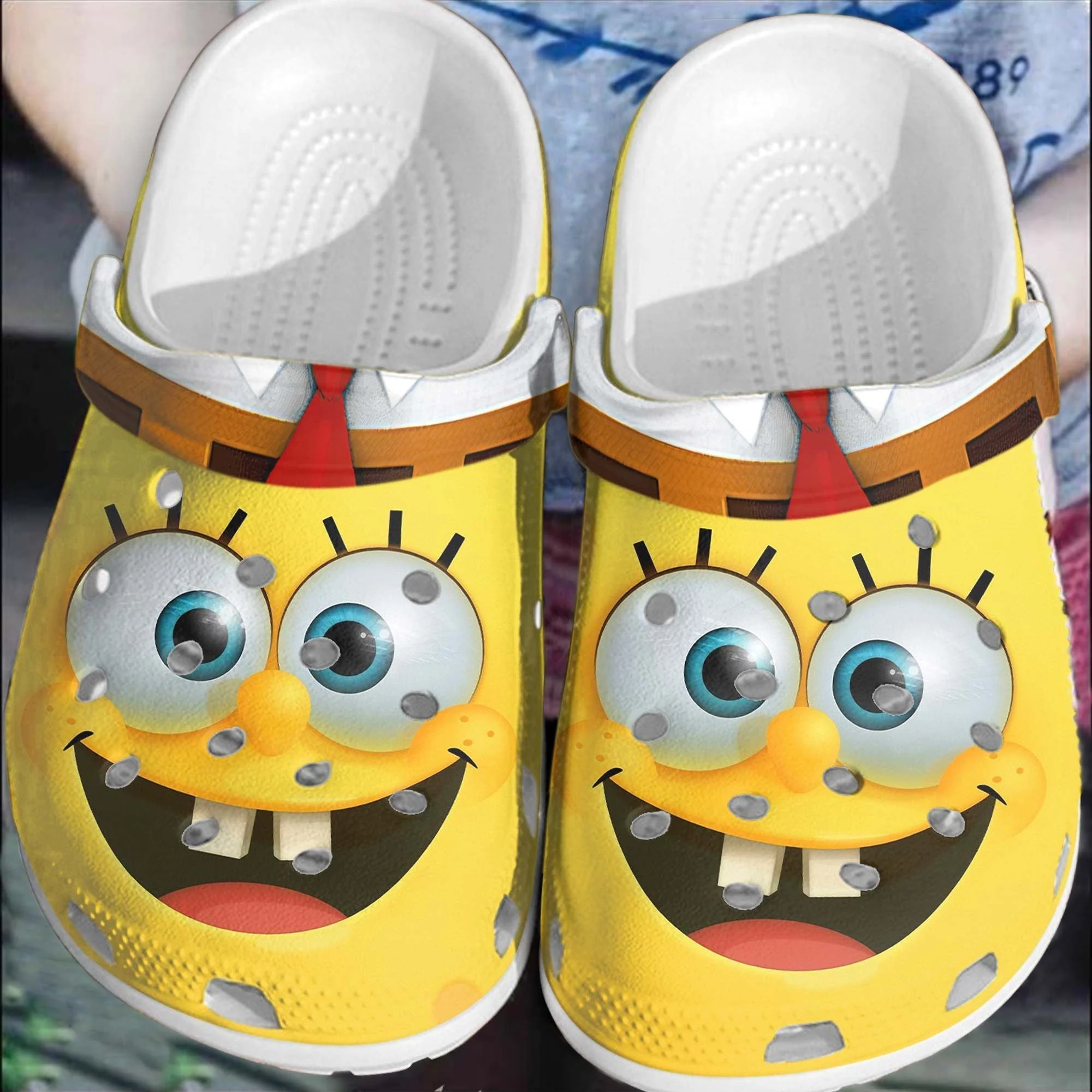 Footwearmerch Sponge and Starfish shoes Crocs Crocband Clogs Shoes For Men Women