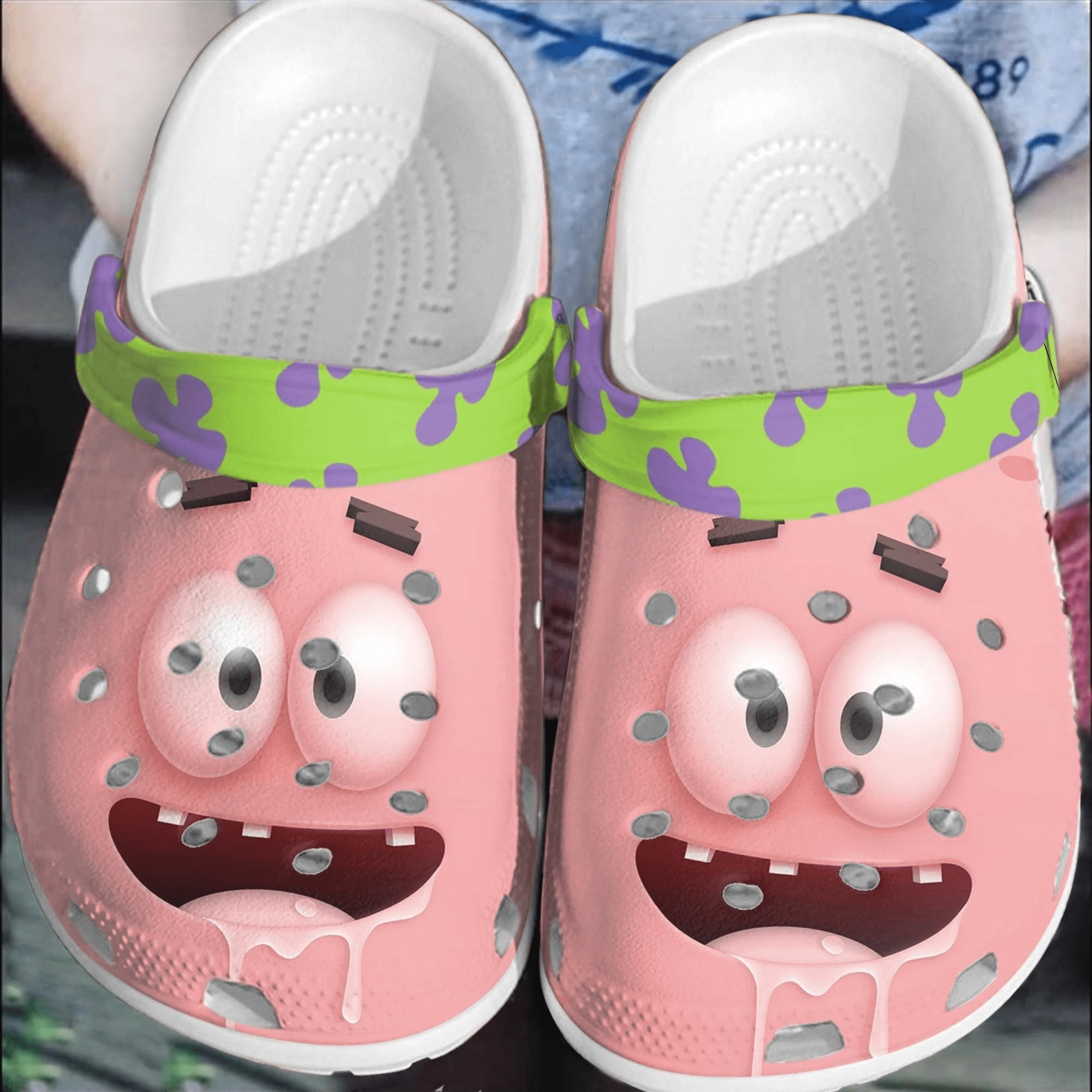 Footwearmerch Sponge and Starfish shoes Crocs Crocband Clogs Shoes For Men Women