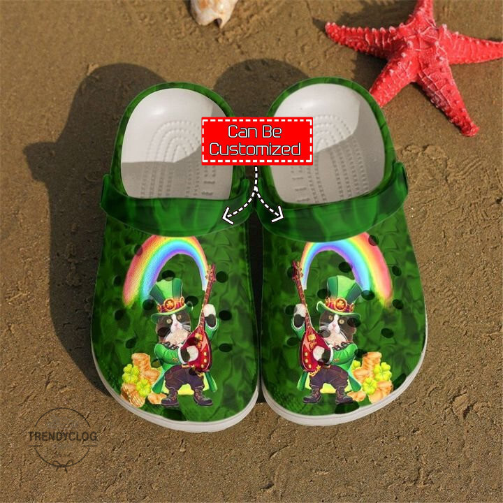 Footwearmerch St Patrick Irish Cat Clog Shoes
