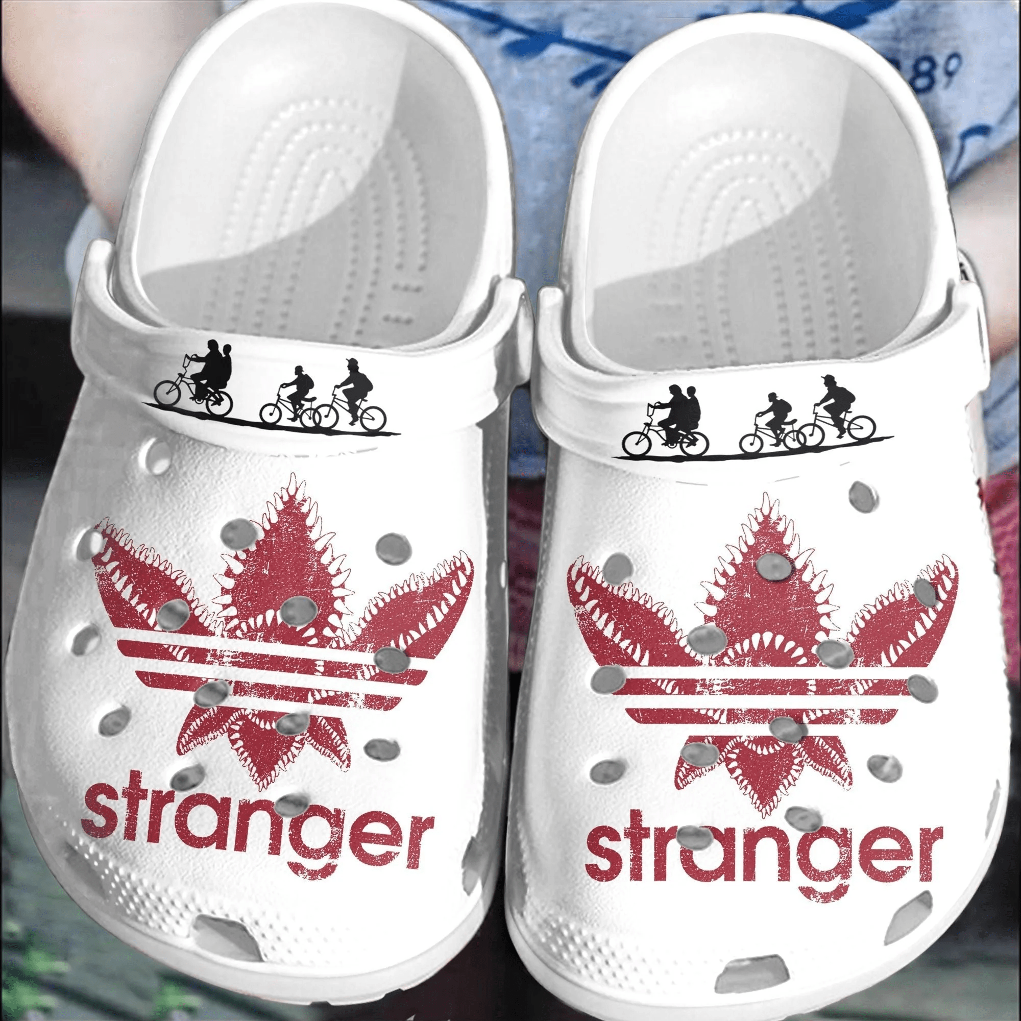 Footwearmerch Stranger Things Crocs Crocband Clogs Comfortable Shoes For Men Women