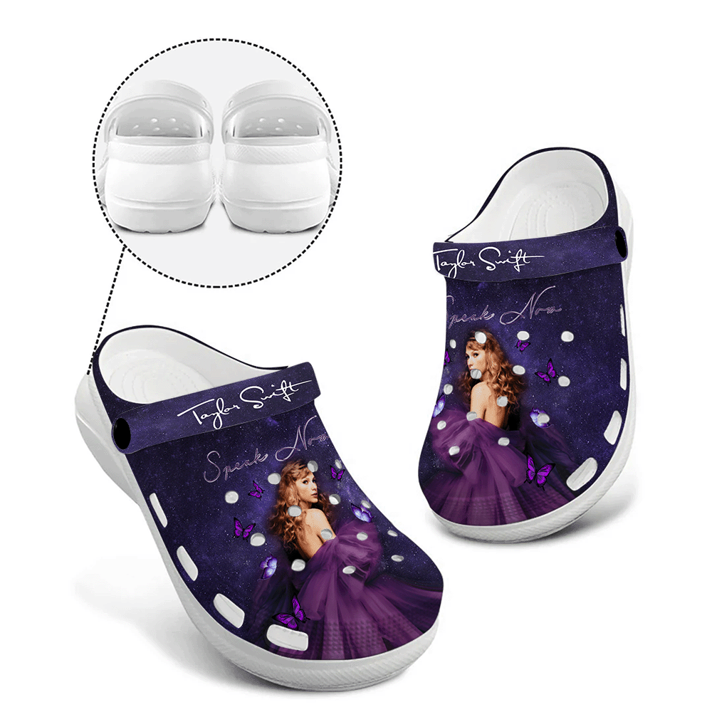 Footwearmerch Taylor Swift Music Crocs Crocband Clogs Shoes Comfortable For Men Women and Kids