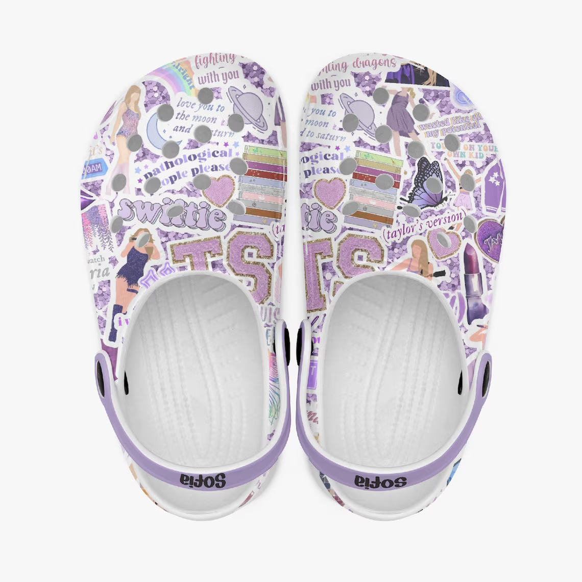 Footwearmerch Taylor Swift Music Crocs Crocband Clogs Shoes Comfortable For Men Women and Kids