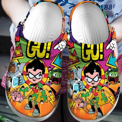 Footwearmerch Teen Titans Crocs Clog Shoes