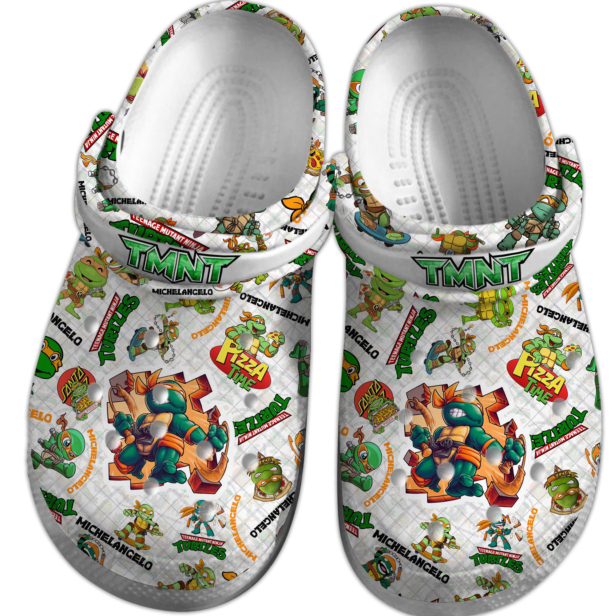 Footwearmerch Teenage Mutant Ninja Turtles Movie Crocs Crocband Clogs Shoes Comfortable For Men Women and Kids