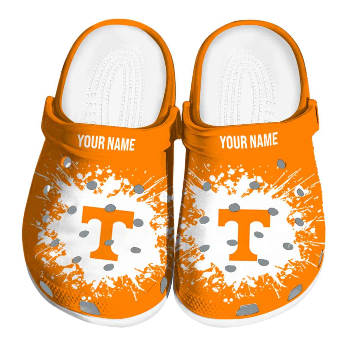 Footwearmerch Tennessee Volunteers NCAA Sport Crocs Crocband Clogs Shoes Comfortable For Men Women and Kids