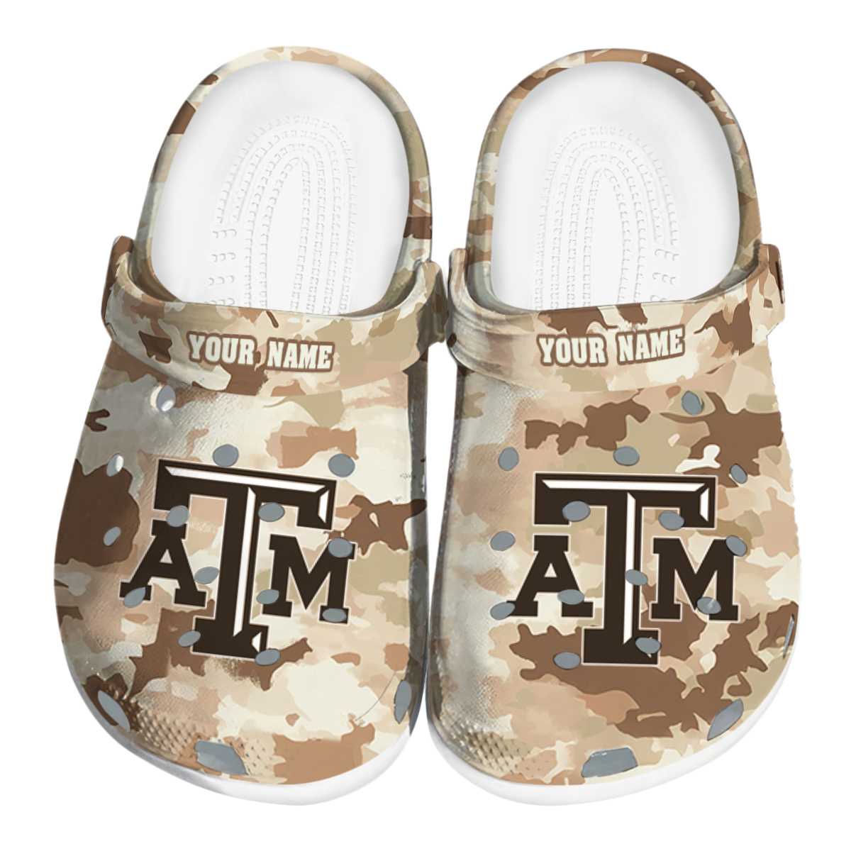 Footwearmerch Texas A&M Aggies NCAA Sport Crocs Crocband Clogs Shoes Comfortable For Men Women and Kids