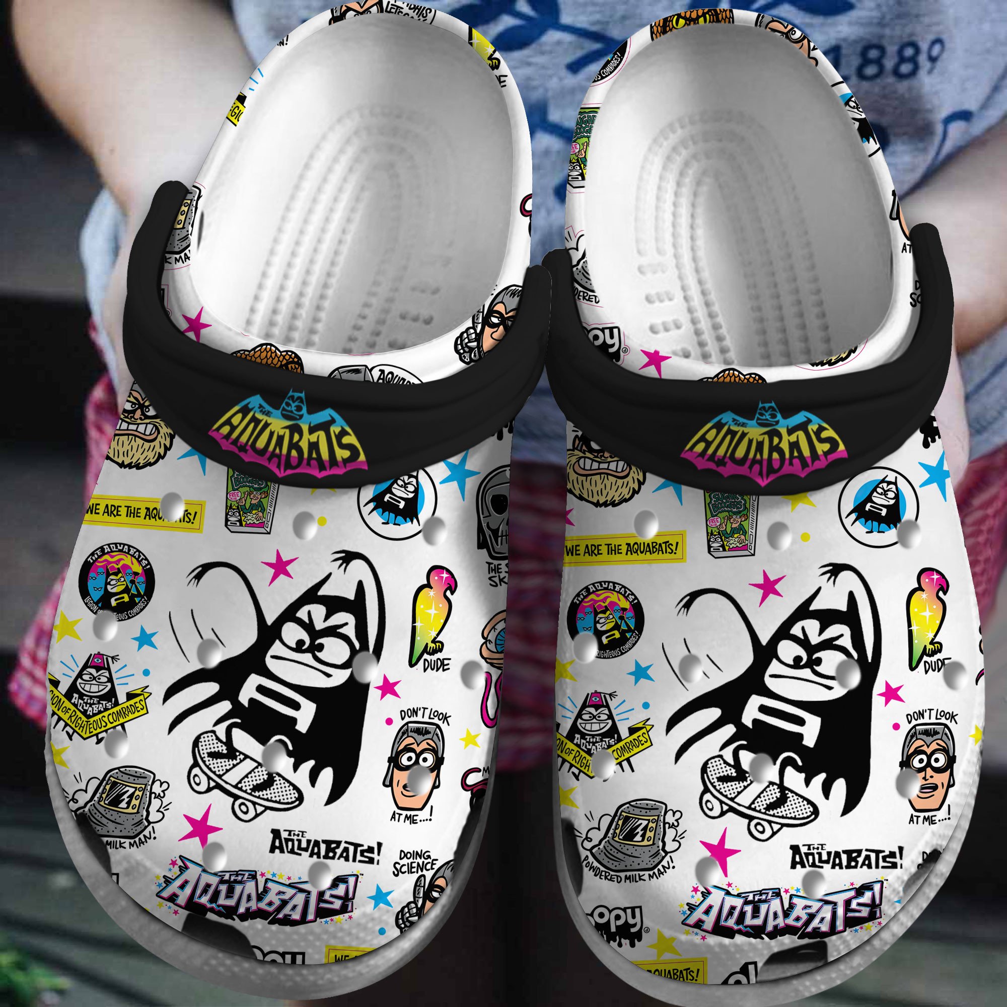 Footwearmerch The Aquabats Music Crocs Crocband Clogs Shoes Comfortable For Men Women and Kids