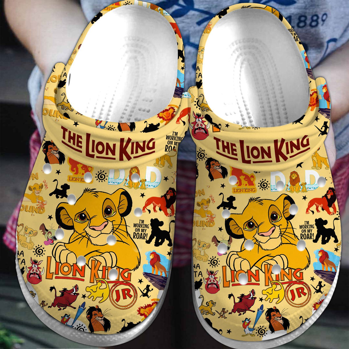 Footwearmerch The Lion King Movie Crocs Crocband Clogs Shoes Comfortable For Men Women and Kids