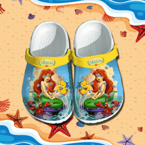 Footwearmerch The Little Mermaid Crocs Clog Shoes