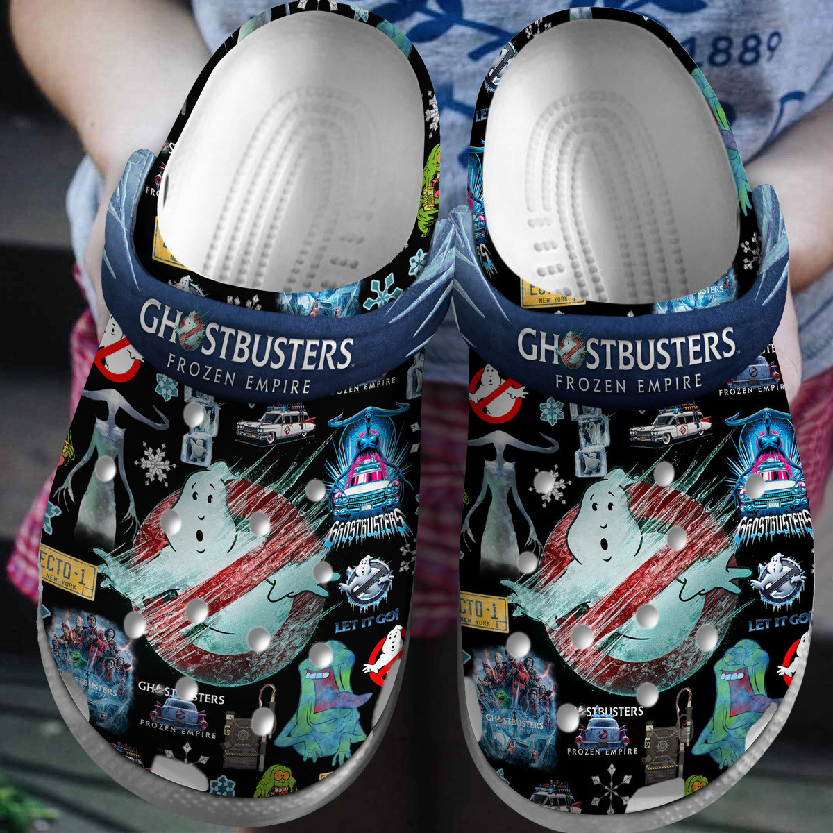 Footwearmerch The Real Ghost Busters TV Series Crocs Crocband Clogs Shoes Comfortable For Men Women and Kids