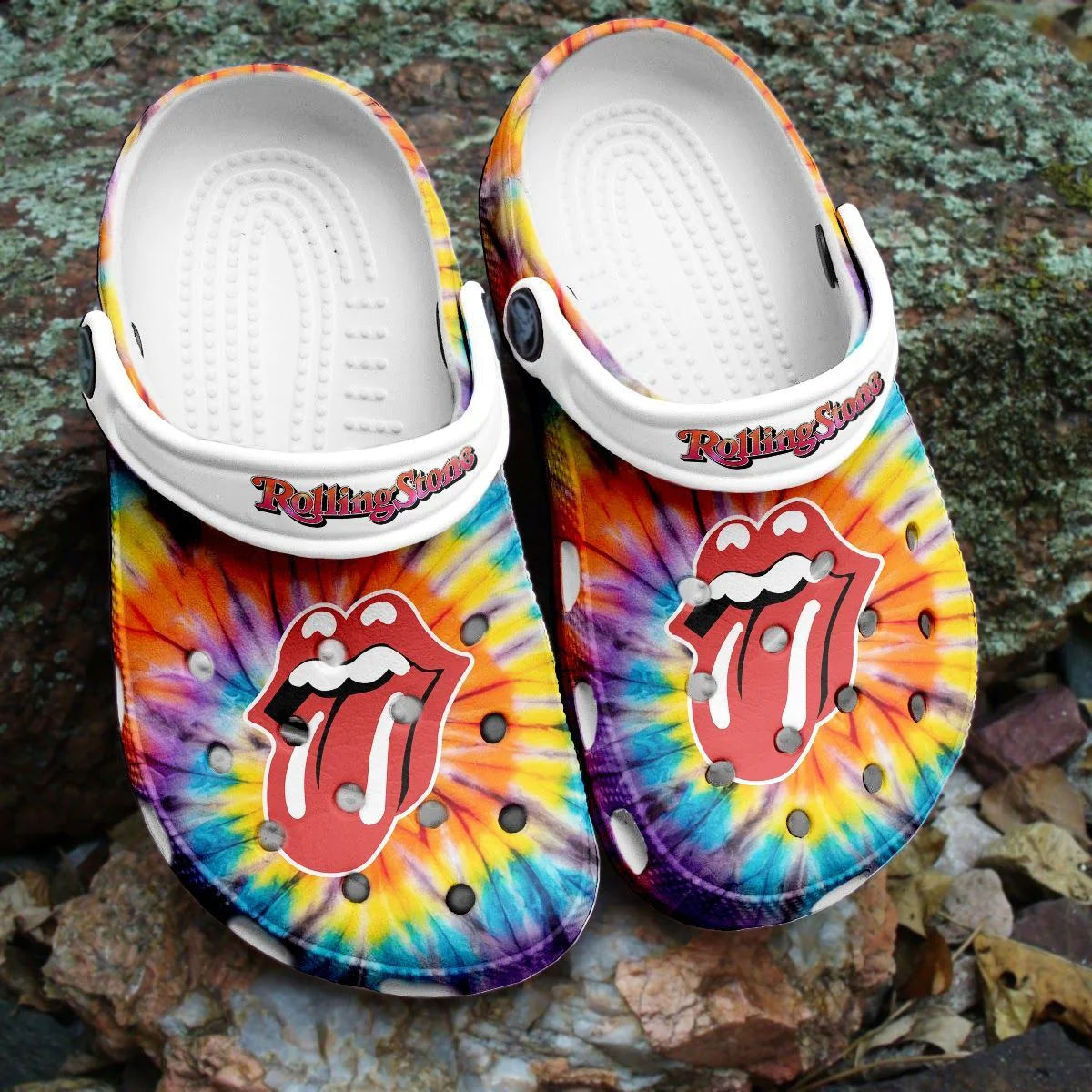 Footwearmerch The Rollings Stones Rock Band Crocs Crocband Shoes Clogs Comfortable For Men Women