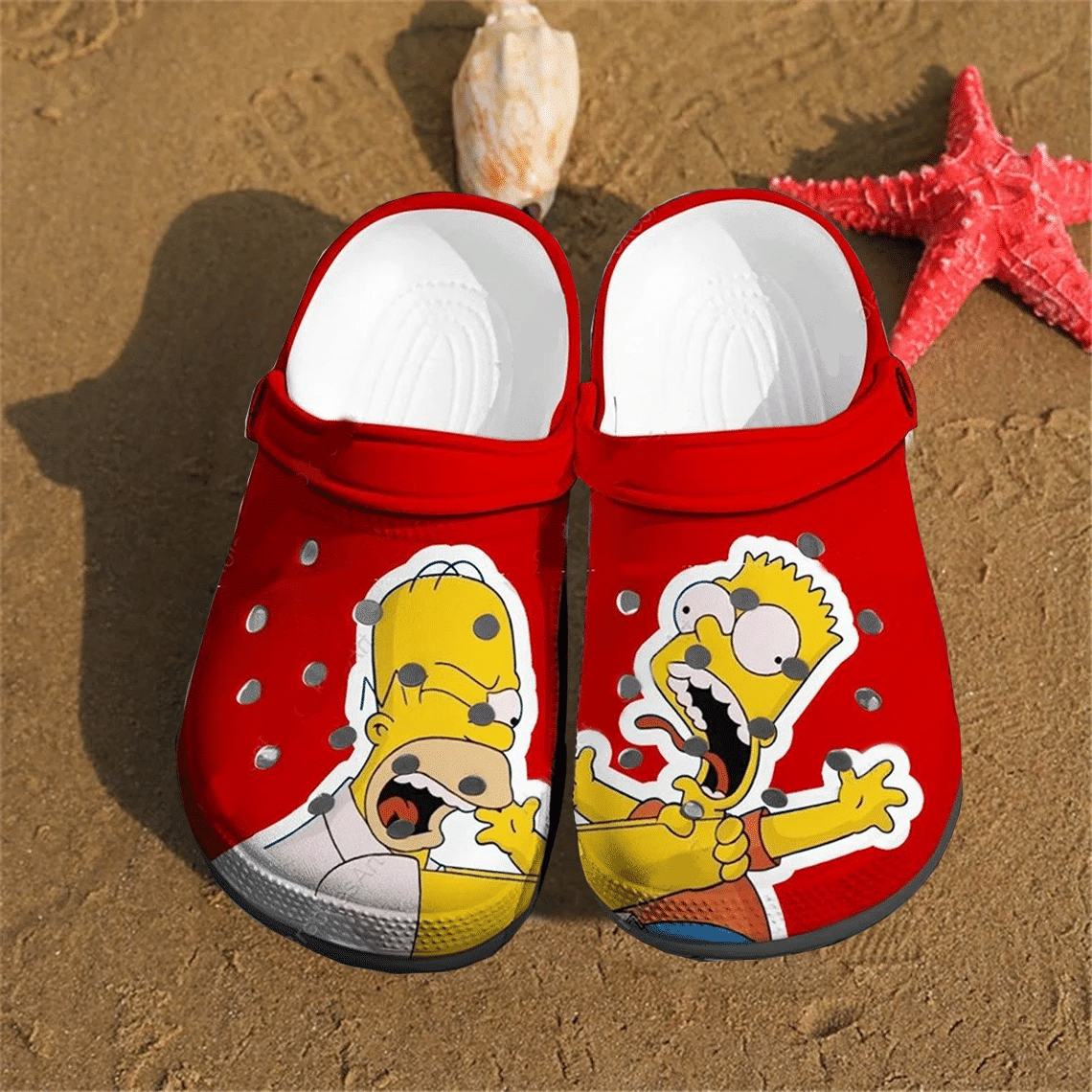 Footwearmerch The Simpsons Crocs Clog Shoes