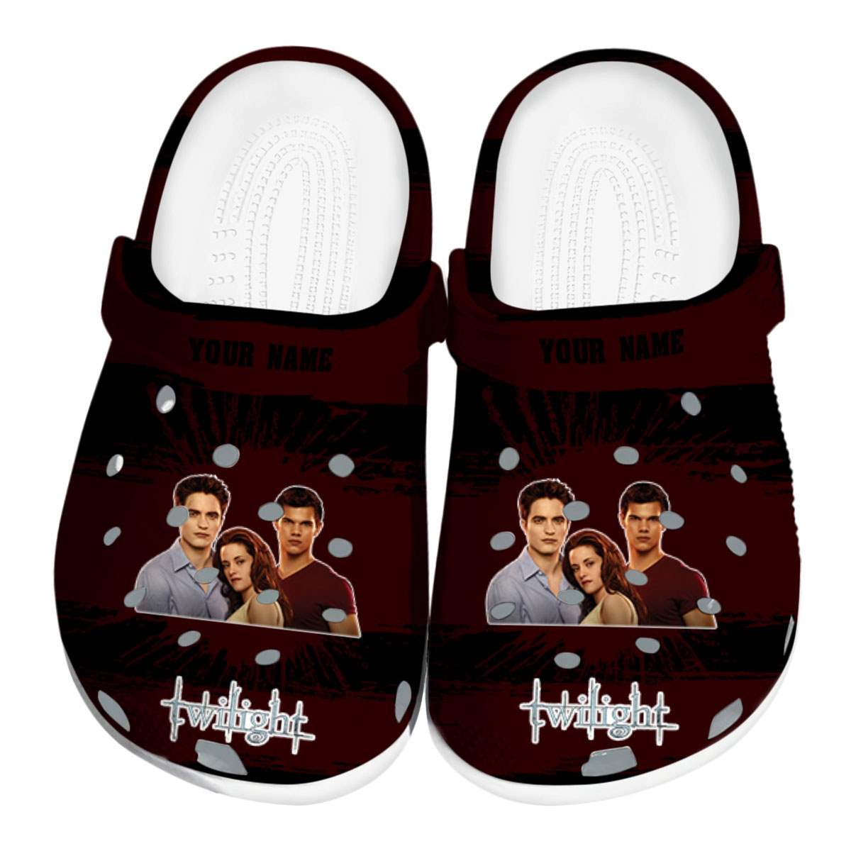Footwearmerch The Twilight Saga Movie Crocs Crocband Clogs Shoes Comfortable For Men Women and Kids