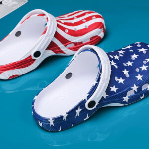 Footwearmerch The United State Usa Flag Shoes Clogs - America Custom Shoes Clogs Gift For Men Women