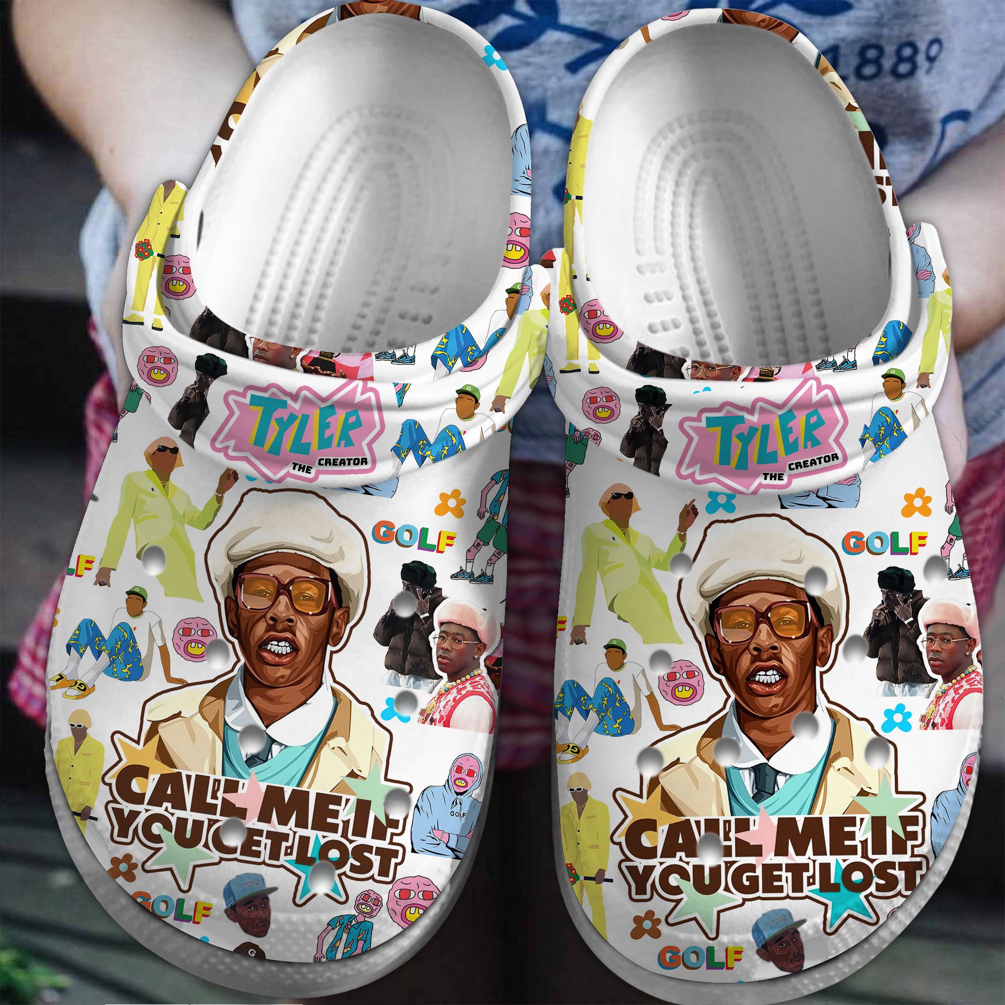 Footwearmerch Tyler The Creator Music Crocs Crocband Clogs Shoes Comfortable For Men Women and Kids