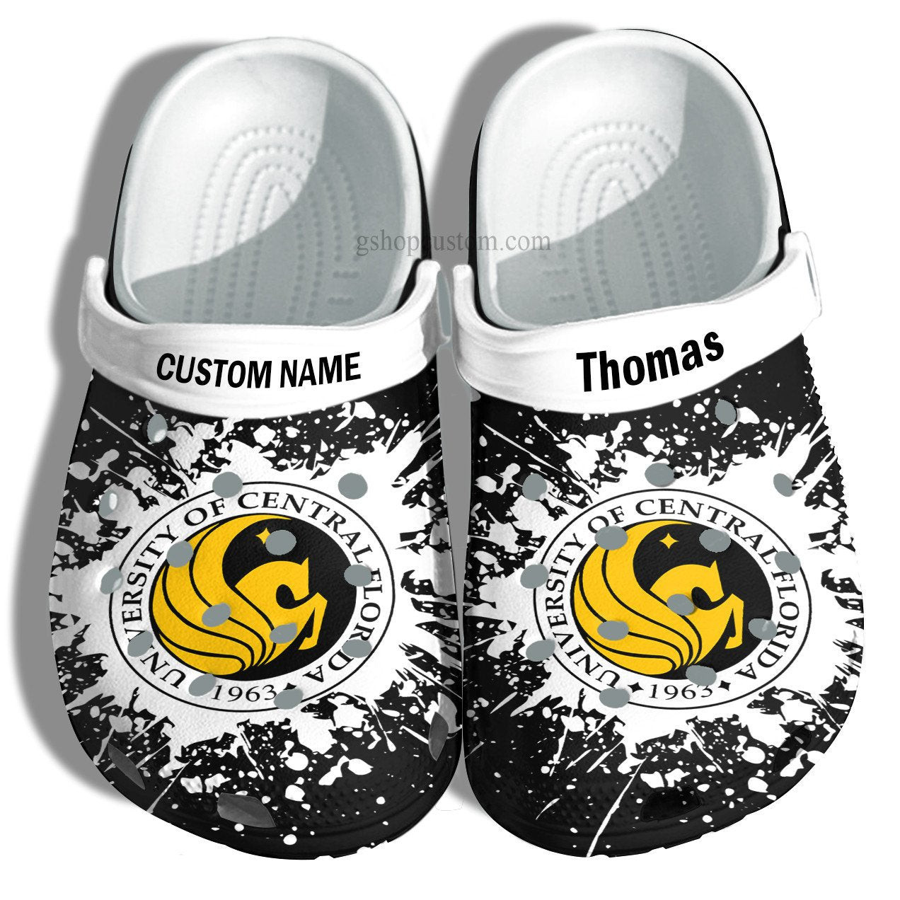 Footwearmerch University Of Central Florida Graduation Gifts Croc Shoes Customize- Admission Gift Shoes