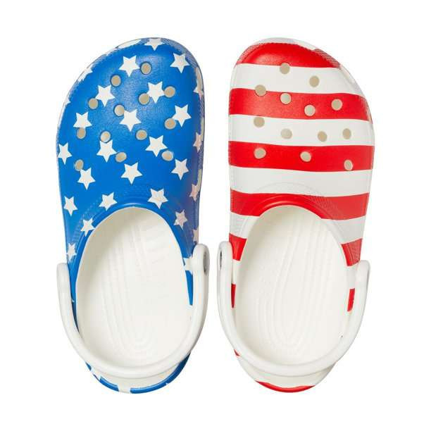 Footwearmerch Usa Flag 4Th Of July Crocband Clogs