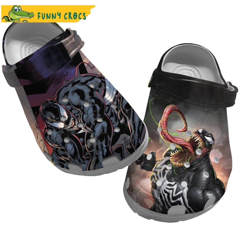 Footwearmerch Venom Movie Crocs Crocband Clogs Shoes Comfortable For Men Women and Kids