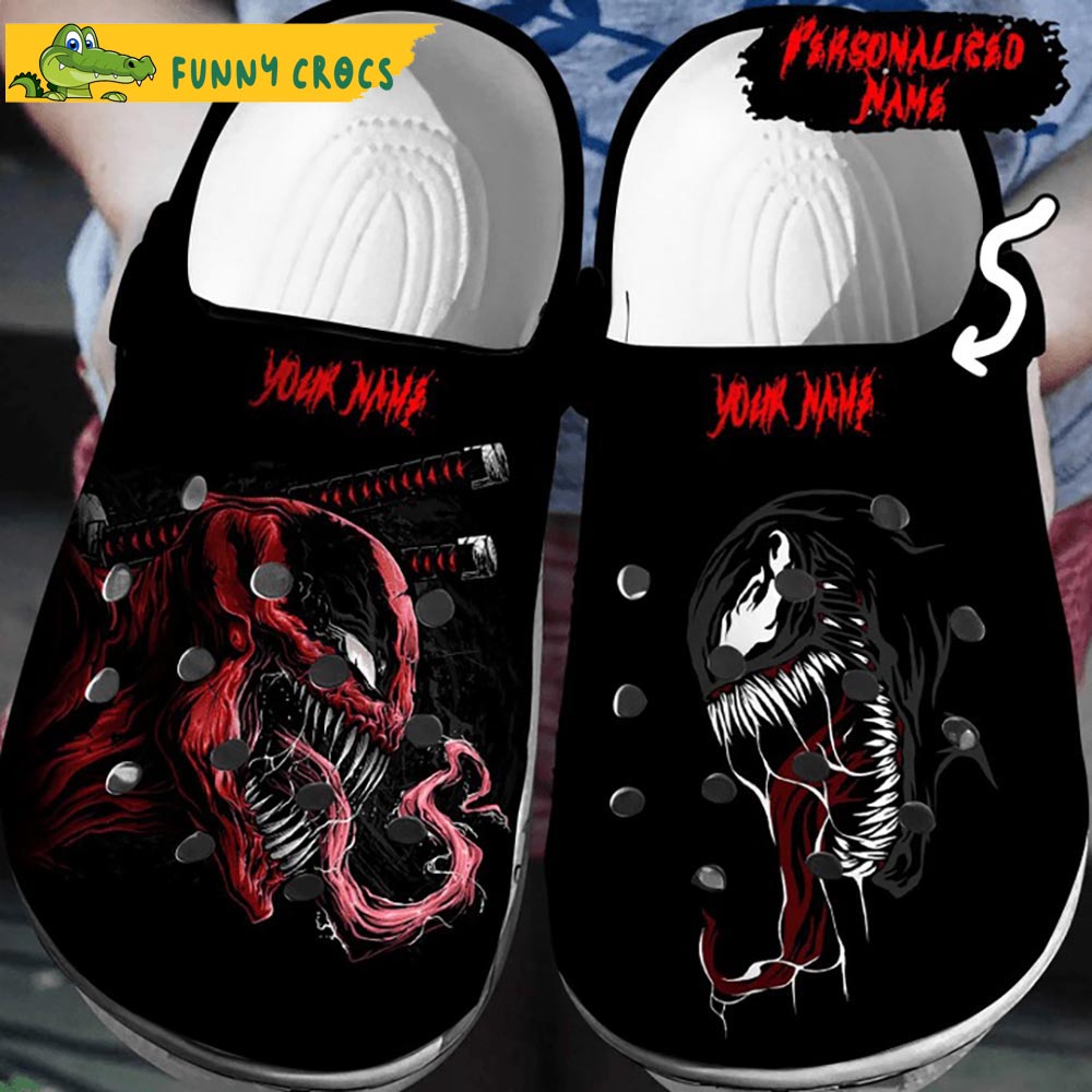 Footwearmerch Venom Movie Crocs Crocband Clogs Shoes Comfortable For Men Women and Kids