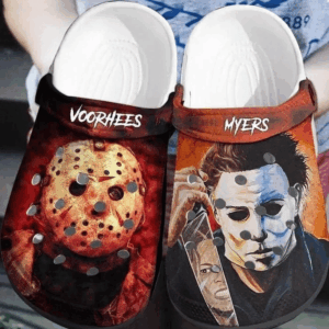 Footwearmerch Voorhees Myers Horror Movies Halloween Classic Clogs Shoes