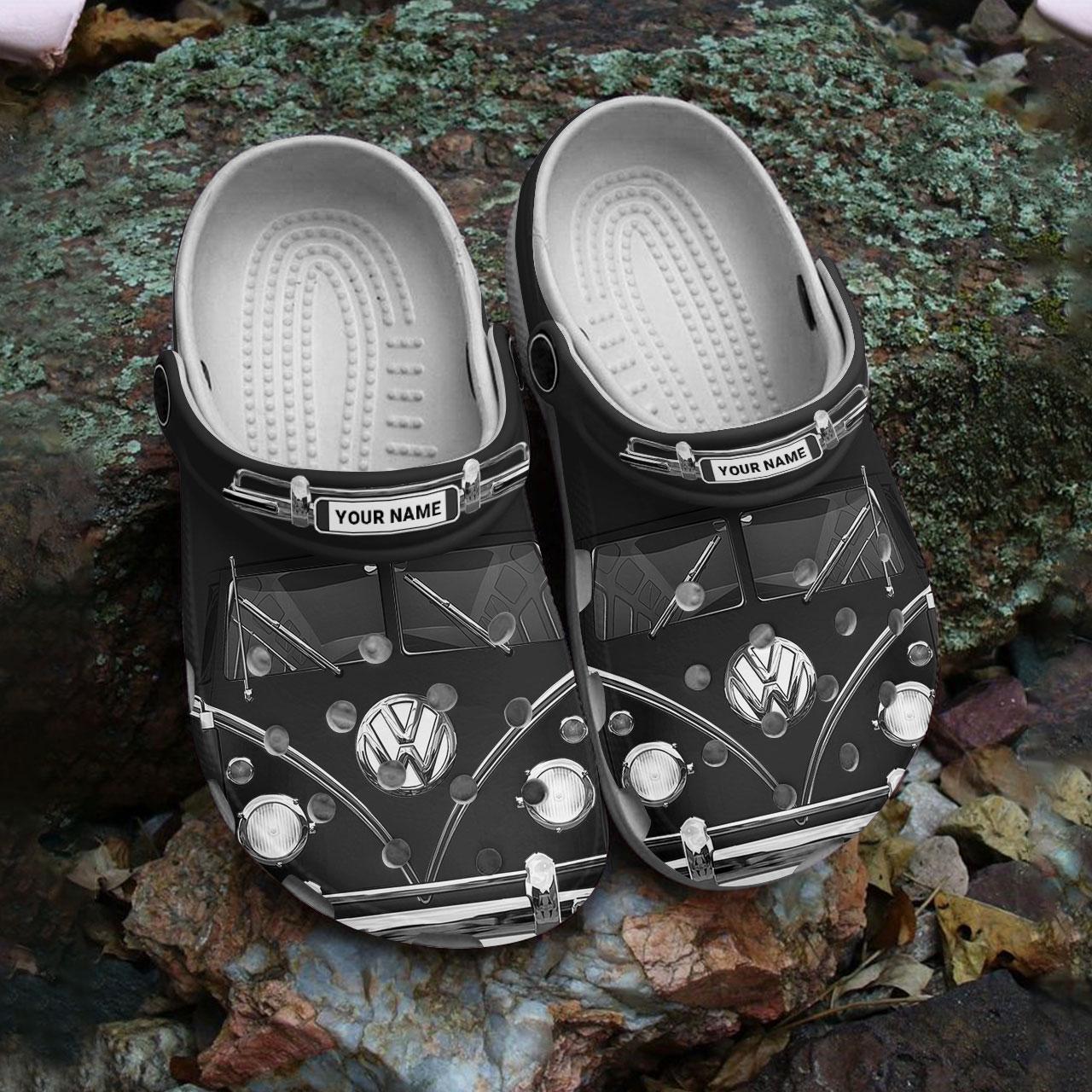 Footwearmerch VW Campervan Cars Crocs Crocband Clogs Shoes Comfortable For Men Women and Kids