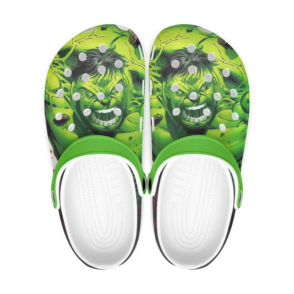 Footwearmerch Hulk Movie Crocs Crocband Shoes Clogs Custom Name For Men Women and Kids