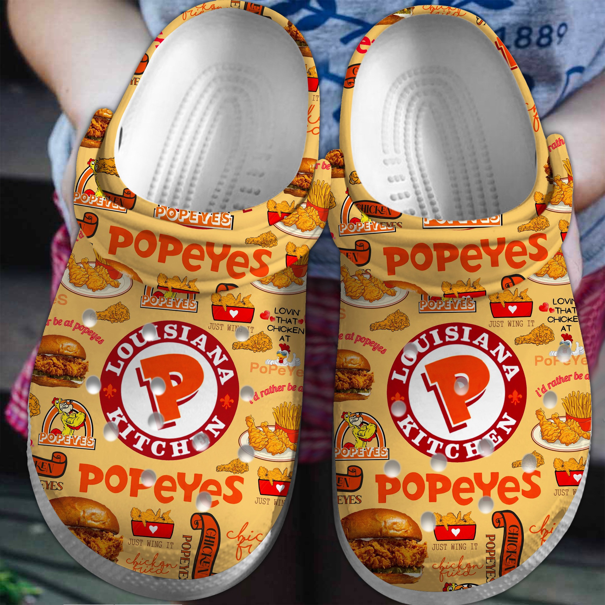 Footwearmerch Popeyes Crocs Crocband Clogs Shoes Comfortable For Men Women and Kids