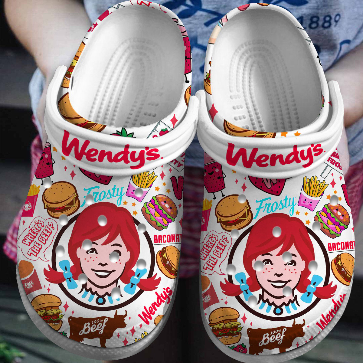 Footwearmerch Wendys Crocs Crocband Clogs Shoes Comfortable For Men Women and Kids